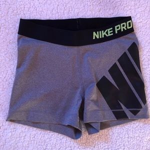 Gray nike pros
